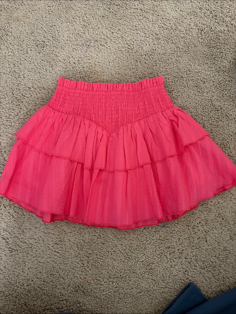 NWOT Katie J NYC girls  Pink Tiered Ruffle Skirt